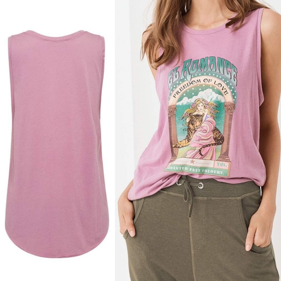 New Spell Design El Romance Tank Lilac XXS Lavender Stevie Nicks Tee Singlet Top - Picture 6 of 14